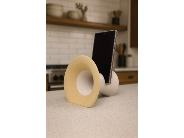 3D Printed Phone Amplifier Stand - 2-Tone Off White- Buy 2 or more and get FREE SHIPPING!