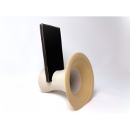 3D Printed Phone Amplifier Stand - 2-Tone Off White- Buy 2 or more and get FREE SHIPPING!