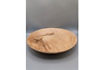 Curly Maple platter with resin detail with food safe and durable finish Curly Maple platter with resin detail with food safe and durable finish