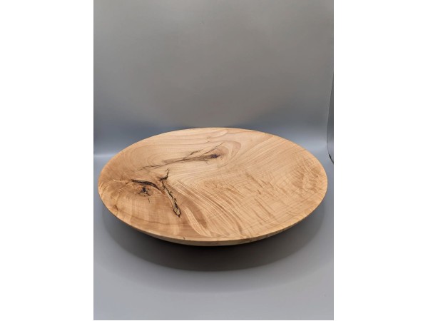 Curly Maple platter with resin detail with food safe and durable finish Curly Maple platter with resin detail with food safe and durable finish