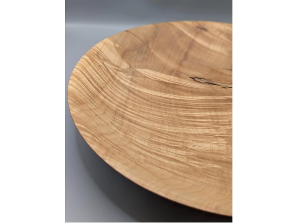 Curly Maple platter with resin detail with food safe and durable finish