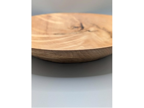 Curly Maple platter with resin detail with food safe and durable finish Curly Maple platter with resin detail with food safe and durable finish