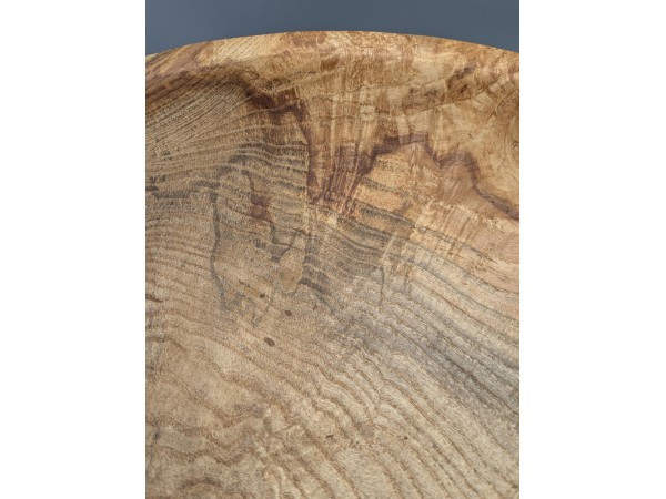 Spalted food safe ash bowl with natural coloration and detailing with pedestal base Spalted food safe ash bowl with natural coloration and detailing with pedestal base