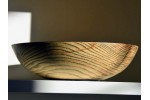 Handmade Spalted Ash Decor Bowl With Black Grain Detail Handmade Spalted Ash Decor Bowl With Black Grain Detail