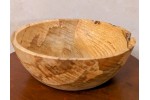 Hand made solid wood food safe Ash bowl with natural details. Hand made solid wood food safe Ash bowl with natural details.