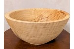 Hand made solid wood food safe Ash bowl with natural details. Hand made solid wood food safe Ash bowl with natural details.