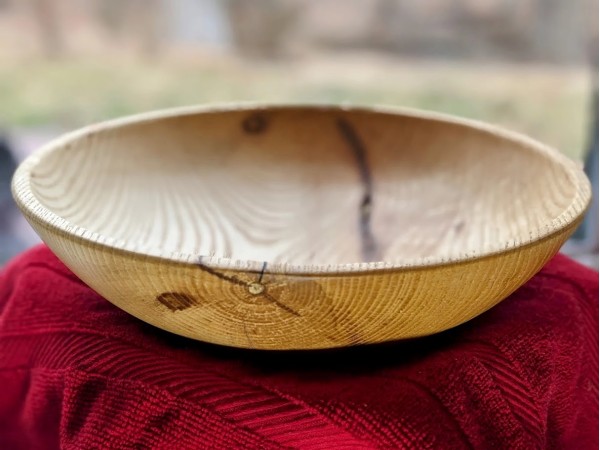 Food safe solid wooden Ash fruit bowl Food safe solid wooden Ash fruit bowl