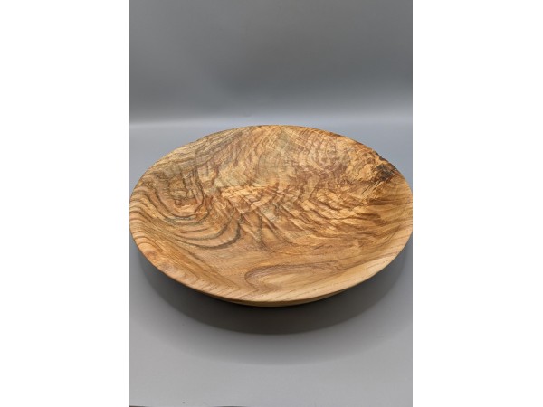 Spalted food safe spalted curly ash platter