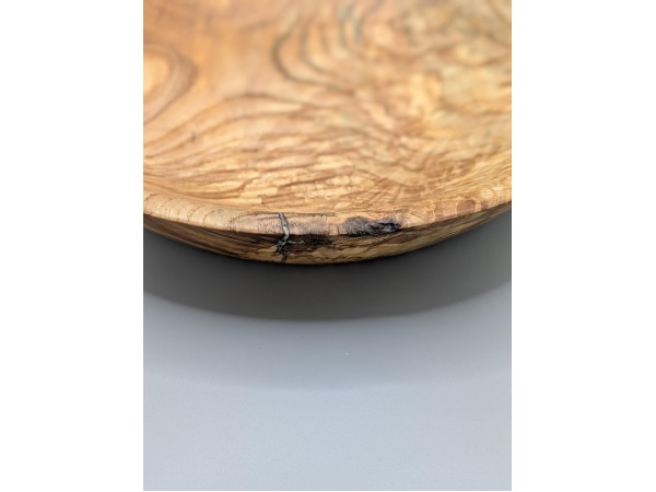 Spalted food safe spalted curly ash platter Spalted food safe spalted curly ash platter