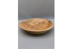 Spalted food safe spalted curly ash platter Spalted food safe spalted curly ash platter