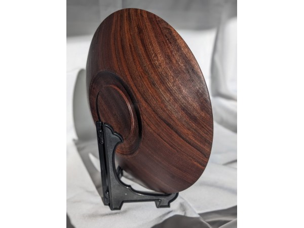 Beautiful food safe solid Walnut platter with unique grain detail and beautiful natural colors.